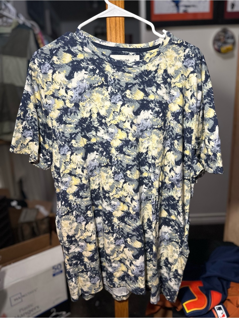 Abercrombie & Fitch Soft A&F Tee Abstract Print T-Shirt